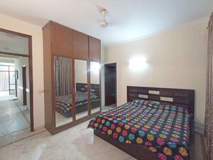 Bedroom in 3 BHK Builder Floor at Pamposh Enclave – for Rent