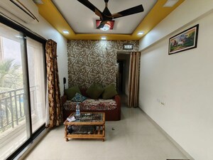 Living Room in 2 BHK Apartment at Madhav Palacia, Ghodbunder Road – for Rent