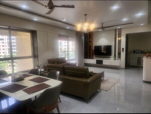 Living Room in 4 BHK Apartment at Kolte Patil 24K Opula, Pimple Nilakh – for Rent