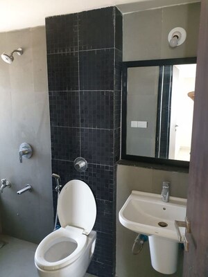 Bathroom in 1.5 BHK Apartment at Lodha Splendora, Ghodbunder Road – for Rent