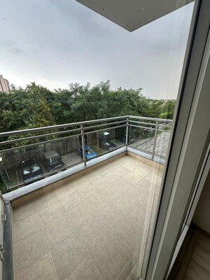 Balcony in 3 BHK Apartment at Godrej Meridien, Sector 106 – for Rent