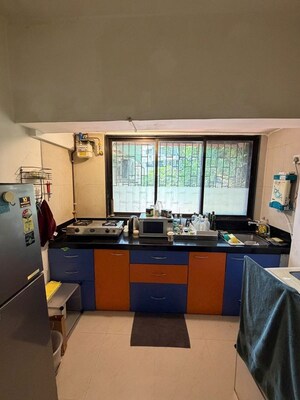 Kitchen in 1 BHK Apartment at Bandra West – for Rent