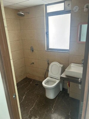Bathroom in 3 BHK Apartment at Kalpataru Immensa, Kolshet Road – for Rent