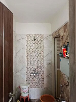 Bathroom in 2 BHK Apartment at Ram Pushpanjali Residency, Owale – for Rent