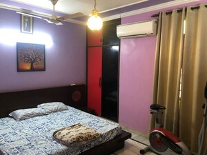 Bedroom in 3 BHK Builder Floor at Mehrauli – for Rent