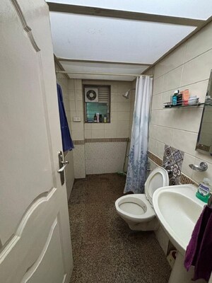 Bathroom in 2 BHK Apartment at Bandra West – for Rent
