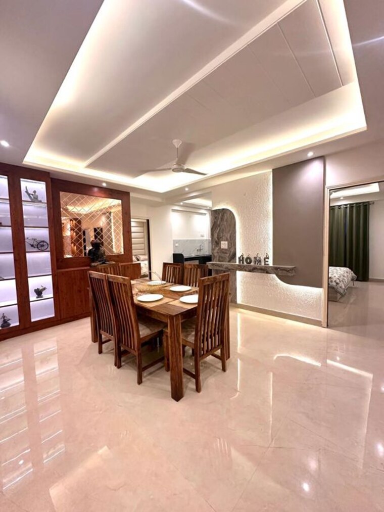 Dining area, opulent-arya-mansion 2 Bedroom 1504 Sq.Ft. Apartment In Shri Kishanpura Jaipur 10672134