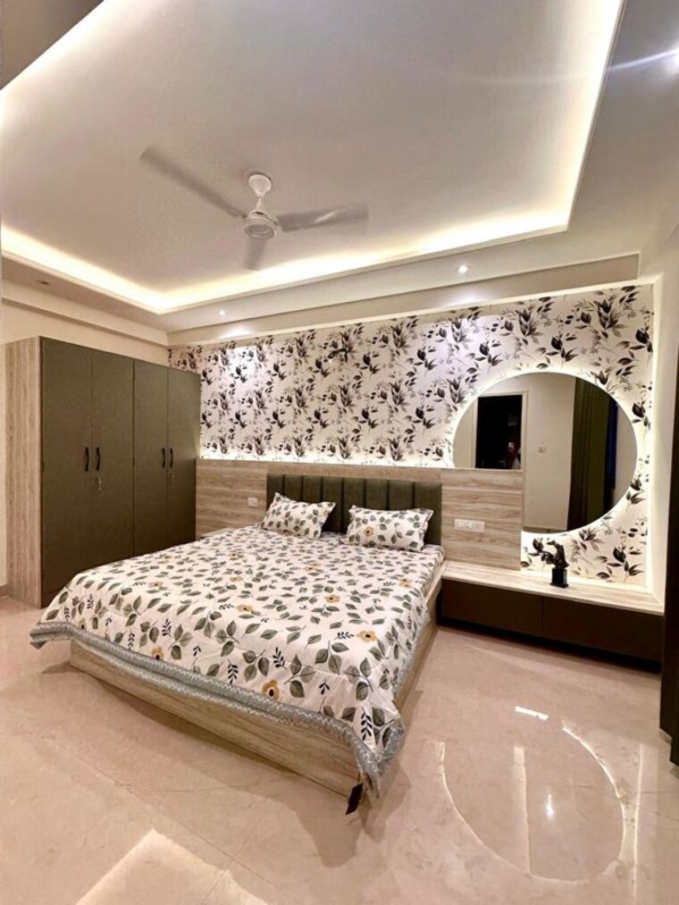 Bedroom, opulent-arya-mansion 2 Bedroom 1504 Sq.Ft. Apartment In Shri Kishanpura Jaipur 10672134