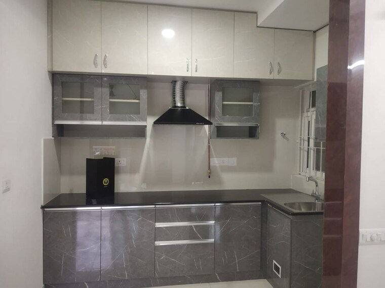 Kitchen, brigade-bricklane 1 Bedroom 663 Sq.Ft. Apartment In Jakkuru Bangalore 10672142