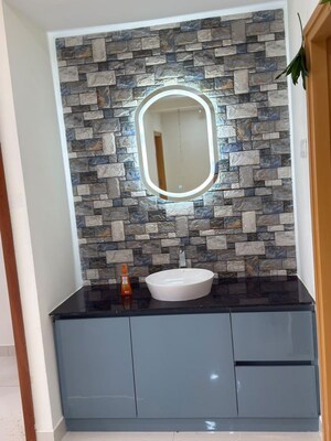 Bathroom in 3 BHK Apartment at ASBL Spectra, Financial District – for Rent