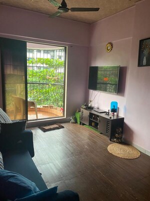 Living Room in 2 BHK Apartment at Aurum Q Residences, Ghansoli – for Sale