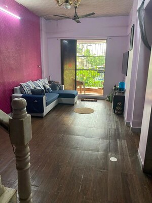 Living Room in 2 BHK Apartment at Aurum Q Residences, Ghansoli – for Sale