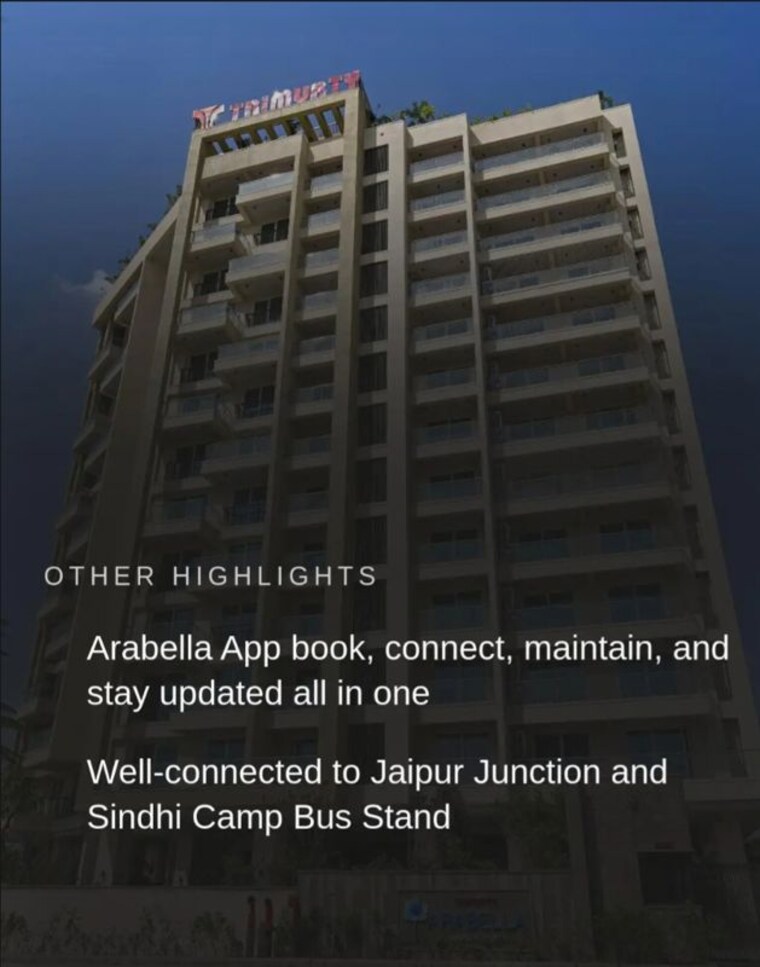 Exterior View, trimurthi-arabella 3 Bedroom 1968 Sq.Ft. Apartment In Bani Park Jaipur 10672182