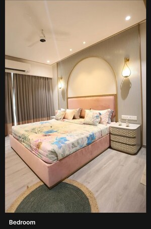 Bedroom in 3 BHK Apartment at Trimurthi Arabella, Bani Park – for Sale