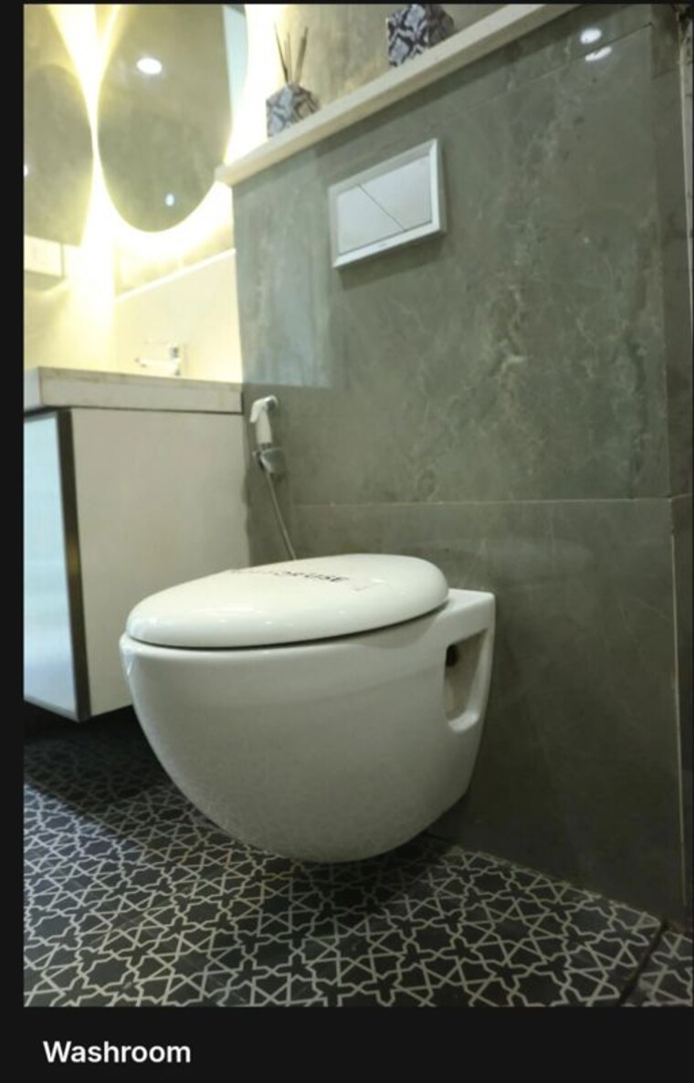 Bathroom, trimurthi-arabella 3 Bedroom 1968 Sq.Ft. Apartment In Bani Park Jaipur 10672182