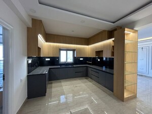 Kitchen in 4 BHK Builder Floor at Green Fields Colony – for Rent