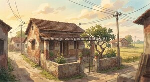  Independent House – Exterior View View at Bhiknoor - for Sale