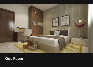 Bedroom in 2 BHK Apartment at Adarsh Park Heights, Varthur Road – for Sale