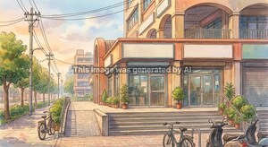  Shop – Exterior View View at Ahinsa Khand 1 - for Sale