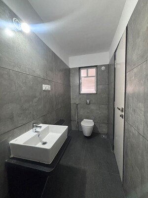 Bathroom in 3 BHK Apartment at Suhas Suman Kunj, Baner – for Rent