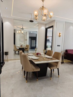 Dining area in 3 BHK Builder Floor at Smart World Orchard, Sector 61 – for Sale