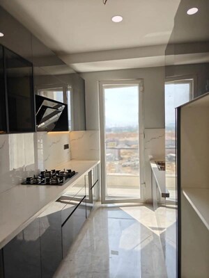 Kitchen in 3 BHK Builder Floor at Smart World Orchard, Sector 61 – for Sale