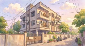  Apartment – Exterior View View at Bhula Faliya - for Sale