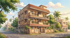 Apartment – Exterior View View at Paruthipattu - for Sale
