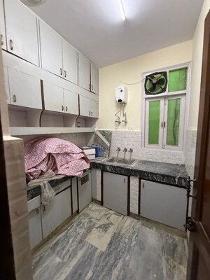 Kitchen in 1 BHK Builder Floor at Kalkaji – for Rent