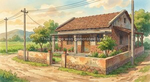  Independent House – Exterior View View at Jharasangam - for Sale