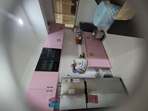 Kitchen in 2 BHK Apartment at Nyati Estate, Mohammadwadi – for Rent