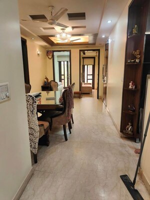 Living Room in 3 BHK Builder Floor at Hemkunt Colony – for Rent