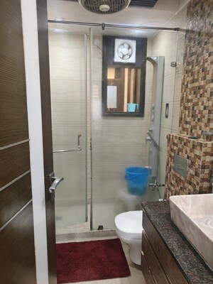 Bathroom in 3 BHK Builder Floor at Hemkunt Colony – for Rent