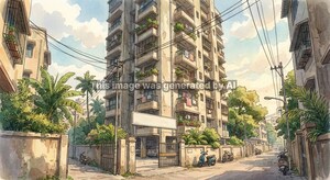  Apartment – Exterior View View at Bhavani Nagar - for Sale