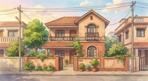  Independent House – Exterior View View at Ashirwad Twp - for Sale