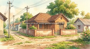  Independent House – Exterior View View at Raghunadapalem - for Sale