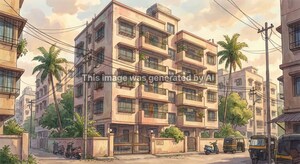  Apartment – Exterior View View at Dn Nagar - for Sale