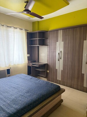 Bedroom in 2 BHK Apartment at Raunak Unnathi Greens, Kasarvadavali – for Rent