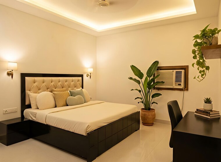 Bedroom, mohit-house 3 Bedroom 1700 Sq.Ft. Builder Floor In Sushant Lok I Gurgaon 10672732