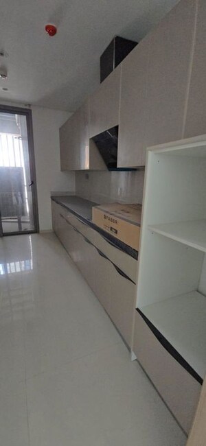 Kitchen in 3 BHK Apartment at Rustomjee Crown, Prabhadevi – for Rent