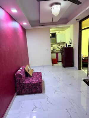 Living Room in 1 BHK Independent House at A Square Comfort Residency, Sector 73 – for Rent