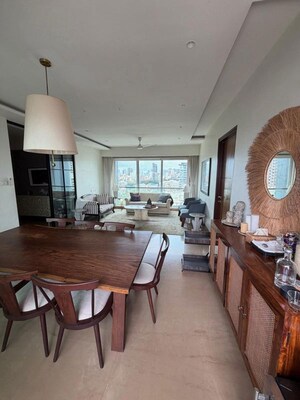 Living Room in 3 BHK Apartment at Mount Mary Bandra, Bandra West – for Rent