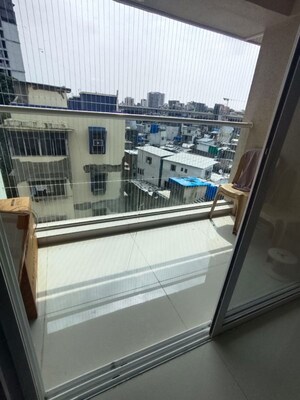 Balcony in 1.5 BHK Apartment at Atmiya Centria, Santacruz East – for Rent