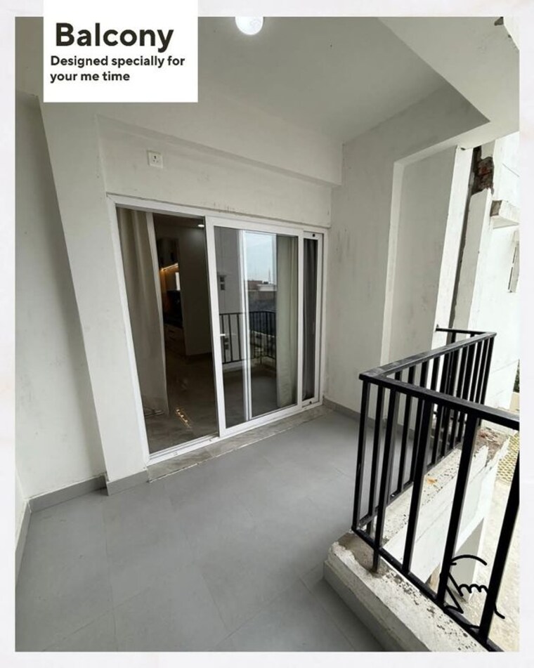 Balcony, e-square-aspire 3 Bedroom 1465 Sq.Ft. Apartment In Gomti Nagar Lucknow 10672791