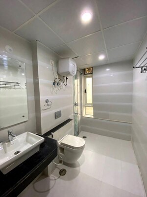 Bathroom in 4 BHK Apartment at Jaypee Imperial Court, Sector 128 – for Rent