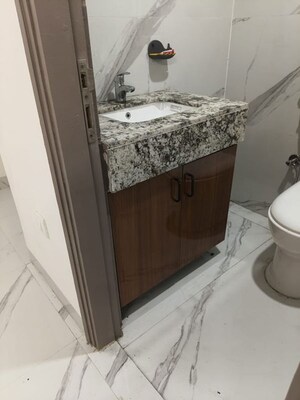 Bathroom in 2.5 BHK Builder Floor at M3M Soulitude, Sector 89 – for Rent