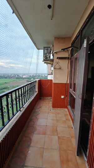 Balcony in 3 BHK Apartment at Himalaya Tanishq, Raj Nagar Extension – for Rent