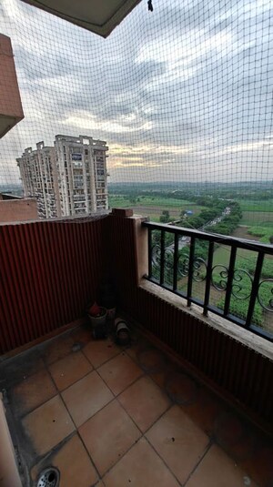 Balcony in 3 BHK Apartment at Himalaya Tanishq, Raj Nagar Extension – for Rent