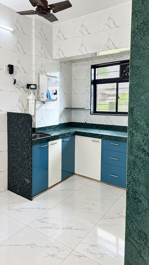 Kitchen in 1.5 BHK Apartment at Sai Sawali Tower, Nalasopara West – for Sale