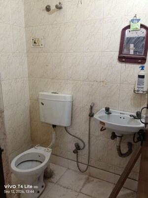 Bathroom in 2 BHK Builder Floor at Panchsheel Vihar – for Rent